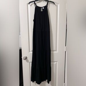 Old Navy- Black Tiered Maxi Dress